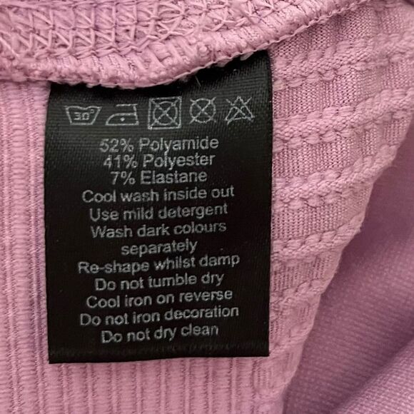 Alphalete Halo Seamless Leggings Women’s Size Small Pink High Rise 7/8 - Picture 11 of 12